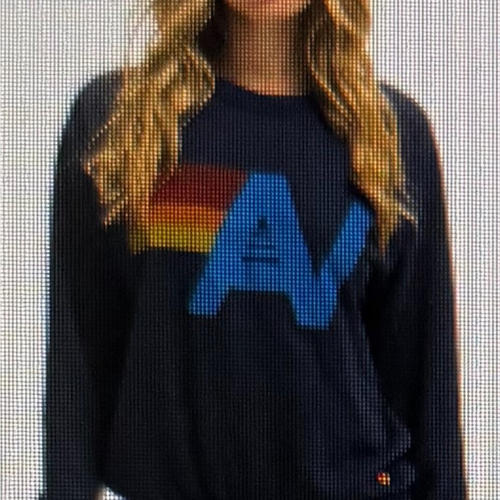 Navy Sweatshirt with Aviator Nation Logo
